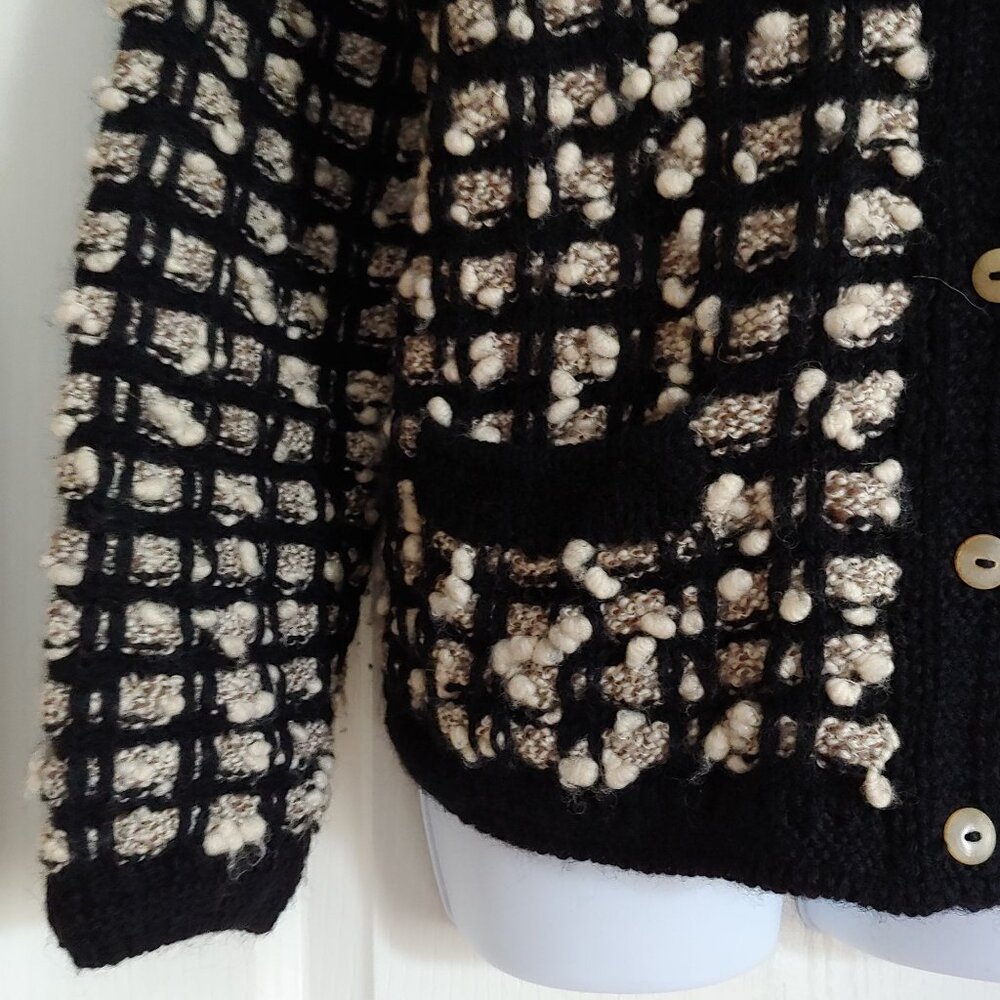 The Peruvian Connection Textured Bubble 3d Knit W… - image 5